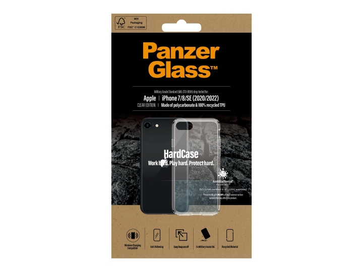 PanzerGlass HardCase Clear Edition Shell Apple iPhone SE (2. generation), SE (3rd generation), Transparent in the group SMARTPHONE & TABLETS / Phone cases / Apple / Older Apple models at TP E-commerce Nordic AB (D10162)