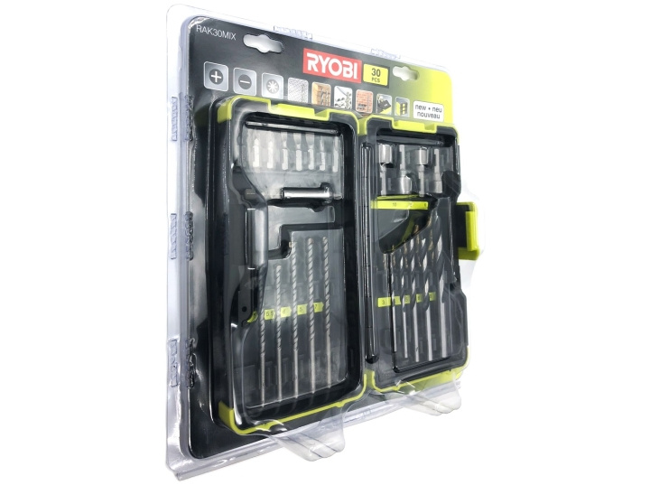 Ryobi RAK30MIX Screwdriver and Drill Set Drill in the group HOME, HOUSEHOLD & GARDEN / Tools / Other tools & Accesories at TP E-commerce Nordic AB (D10166)