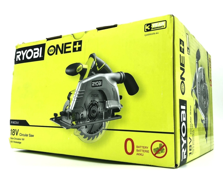 Ryobi One+ R18CS Circular Saw without Battery in the group HOME, HOUSEHOLD & GARDEN / Tools / Other power tools at TP E-commerce Nordic AB (D10167)