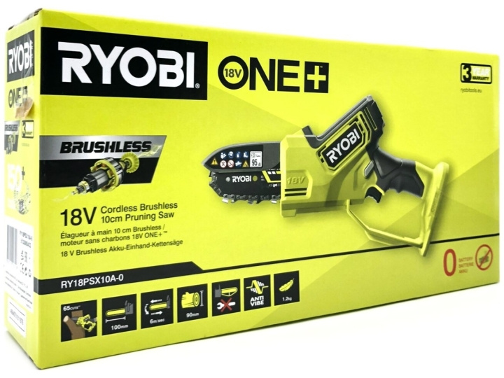 Ryobi ONE+ RY18PSX10A-0 18V Chainsaw 10cm No battery in the group HOME, HOUSEHOLD & GARDEN / Tools / Other power tools at TP E-commerce Nordic AB (D10169)