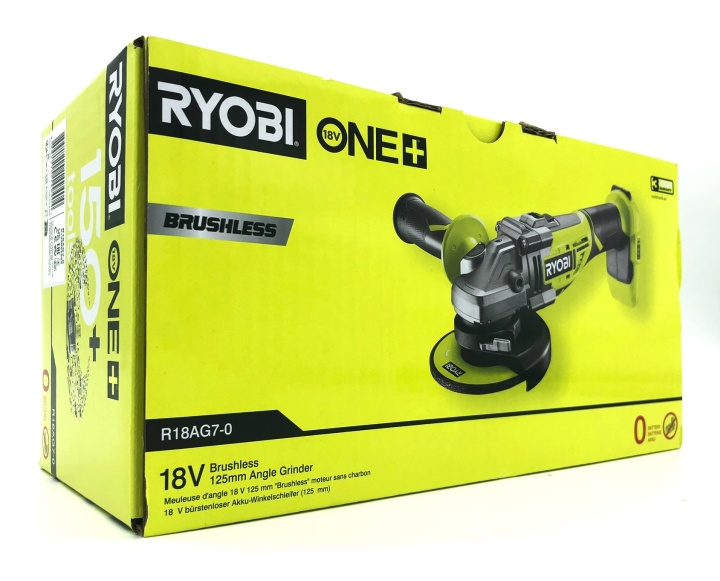 Ryobi One+ R18AG7-0 Angle grinder Without battery in the group HOME, HOUSEHOLD & GARDEN / Tools / Other power tools at TP E-commerce Nordic AB (D10172)