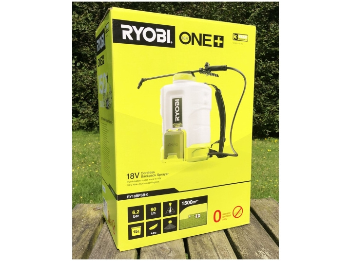 Ryobi ONE+ RY18BPSB-0 18V Backpack Garden Sprayer No Battery in the group HOME, HOUSEHOLD & GARDEN / Tools / Other power tools at TP E-commerce Nordic AB (D10187)