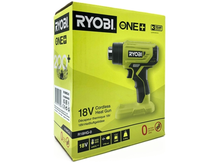 Ryobi One+ R18HG-0 Heat Gun Without Battery in the group HOME, HOUSEHOLD & GARDEN / Tools / Other power tools at TP E-commerce Nordic AB (D10190)