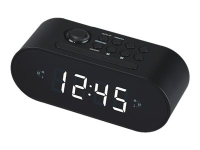 Denver CRP-717 Clock Radio Black in the group HOME, HOUSEHOLD & GARDEN / Watches & Counters / Alarmclocks at TP E-commerce Nordic AB (D10218)