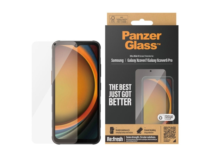 PanzerGlass Samsung Screen Protector Galaxy Xcover 6 Pro, XCover7 in the group SMARTPHONE & TABLETS / Phone cases / Samsung at TP E-commerce Nordic AB (D10227)