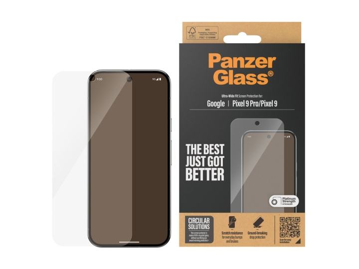 PanzerGlass Google Pixel 9, 9 Pro in the group SMARTPHONE & TABLETS / Phone cases / Google at TP E-commerce Nordic AB (D10229)