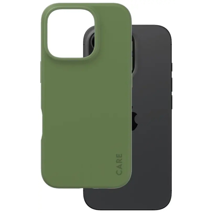 PanzerGlass CARE Trendy Case for iPhone 16 Pro Green in the group SMARTPHONE & TABLETS / Phone cases / Apple / iPhone 16 at TP E-commerce Nordic AB (D10259)