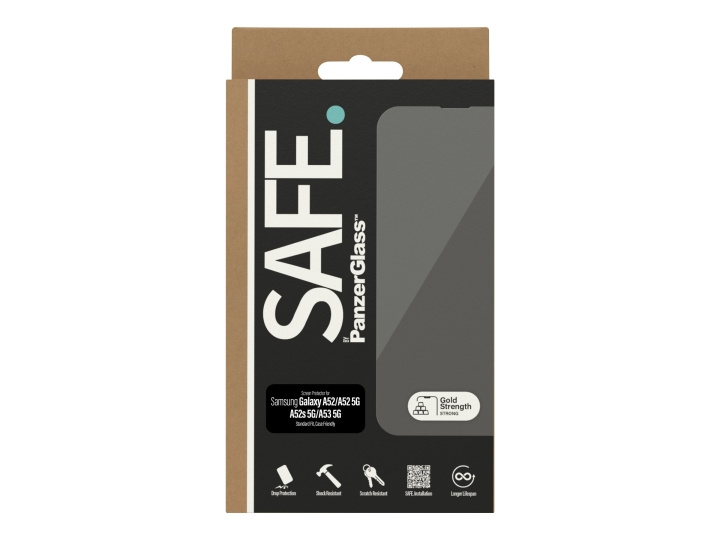 PanzerGlass SAFE. by PanzerGlass Screen Protector Samsung Galaxy A52, A52 5G, Black Transparent in the group SMARTPHONE & TABLETS / Phone cases / Samsung at TP E-commerce Nordic AB (D10280)