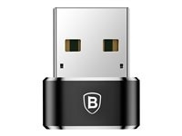 Baseus USB-C adapter Black in the group COMPUTERS & PERIPHERALS / Computer cables / USB / USB-A at TP E-commerce Nordic AB (D10282)