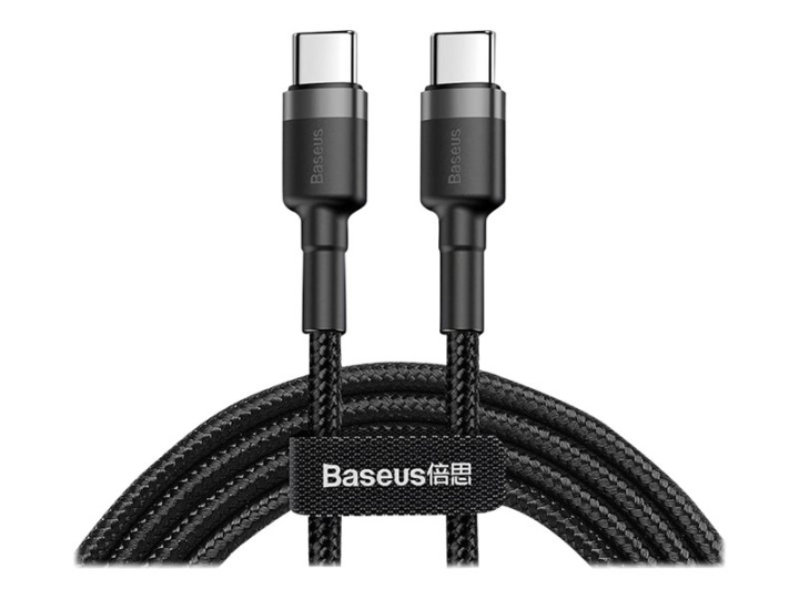 Baseus Cafule USB 2.0 USB Type-C cable 2m Black Grey in the group COMPUTERS & PERIPHERALS / Computer cables / USB / USB-C at TP E-commerce Nordic AB (D10285)