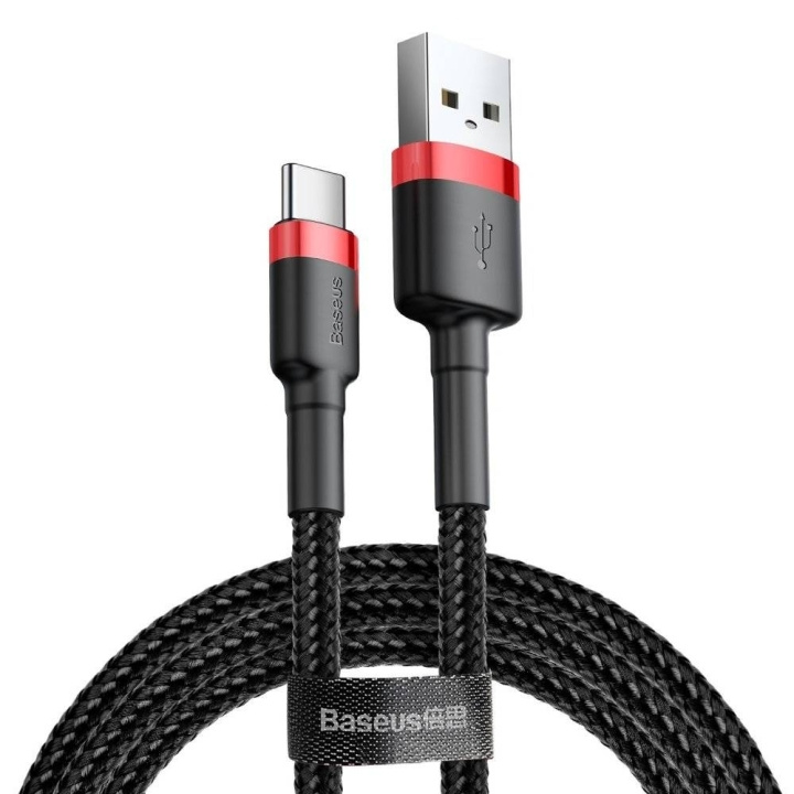 Baseus USB-A 2.0 til USB-C kabel 0.5m Black in the group COMPUTERS & PERIPHERALS / Computer cables / USB / USB-C at TP E-commerce Nordic AB (D10307)