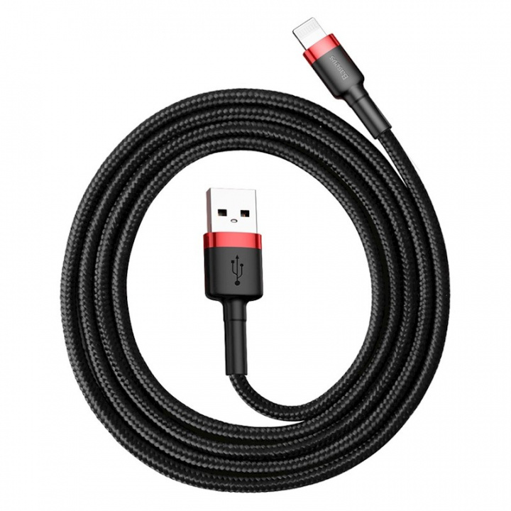 Baseus Cafule Lightning cable 1m in the group SMARTPHONE & TABLETS / Chargers & Cables / Cables / Cables Lightning at TP E-commerce Nordic AB (D10319)