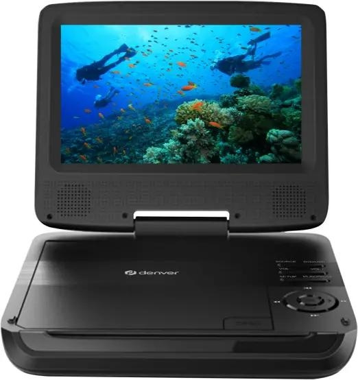 Denver Portable DVD player 7-inch screen built-in battery in the group HOME ELECTRONICS / Audio & Picture / Home cinema, Hifi & Portable / Blu-ray & DVD players at TP E-commerce Nordic AB (D10332)