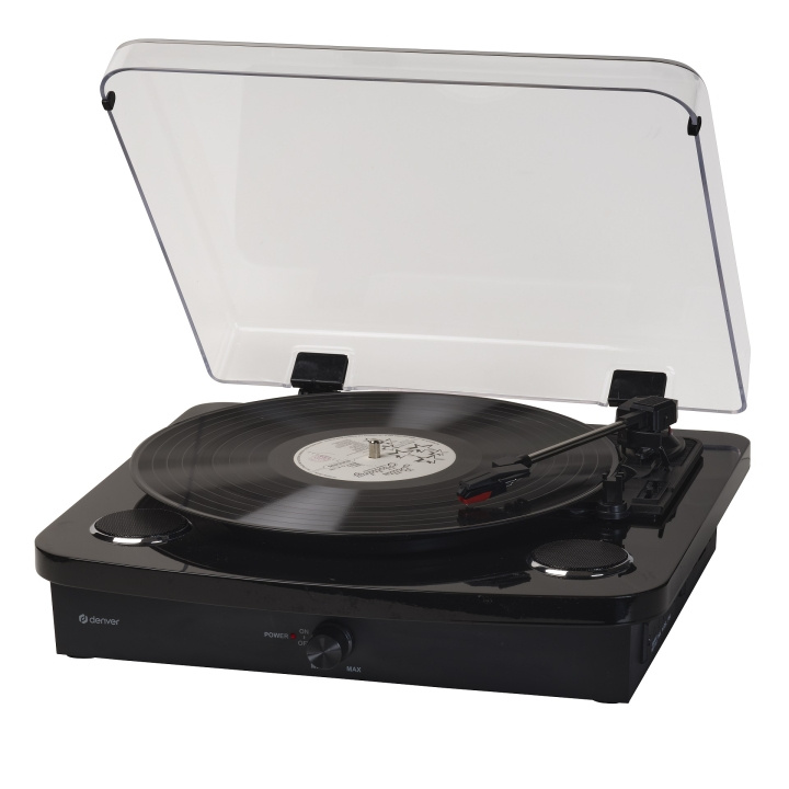 Denver VPL-230B Turntable Stereo Black in the group HOME ELECTRONICS / Audio & Picture / Home cinema, Hifi & Portable / Compact stereo & Record players at TP E-commerce Nordic AB (D10333)