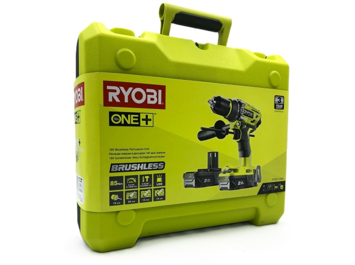 Ryobi One+ R18PD7-220B impact drill 2 batteries included 18V in the group HOME, HOUSEHOLD & GARDEN / Tools / Screwdrivers at TP E-commerce Nordic AB (D10353)