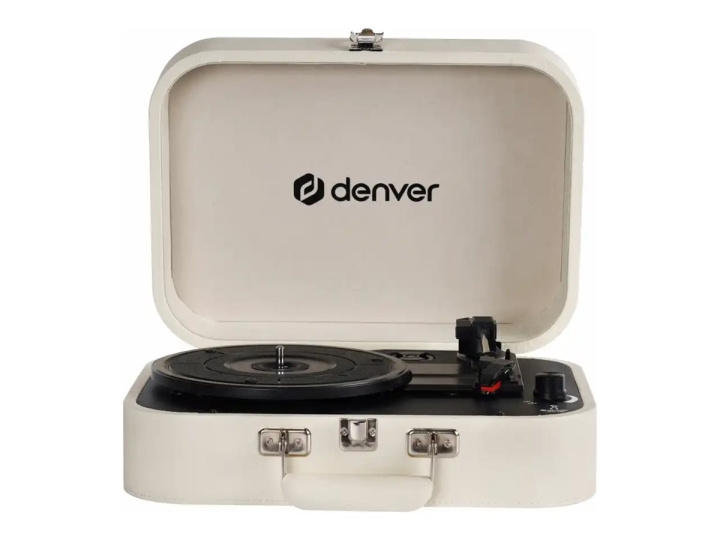 Denver VPL-130 Turntable Stereo White in the group HOME ELECTRONICS / Audio & Picture / Home cinema, Hifi & Portable / Compact stereo & Record players at TP E-commerce Nordic AB (D10360)