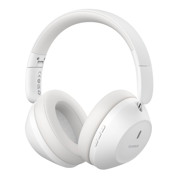 Baseus Bass 30 Max Stereo Wireless Headset White in the group HOME ELECTRONICS / Audio & Picture / Headphones & Accessories / Headphones at TP E-commerce Nordic AB (D10374)