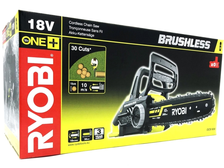 Ryobi One+ OCS1830 Chainsaw Electric 3.2kg in the group HOME, HOUSEHOLD & GARDEN / Garden products / Garden tools at TP E-commerce Nordic AB (D10387)