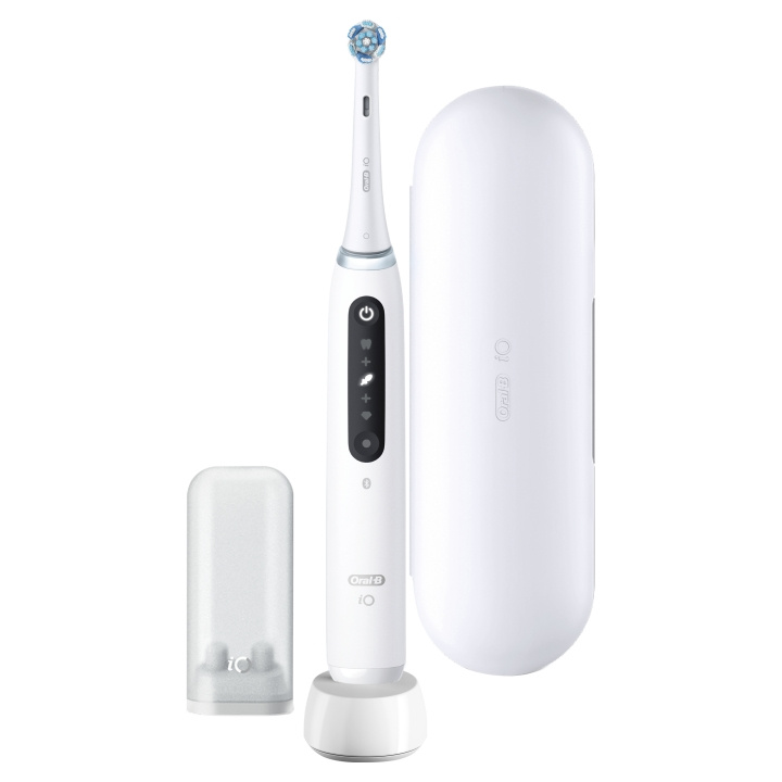 Oral B iO Series 5 Electric toothbrush, White in the group BEAUTY & HEALTH / Oral care / Electric toothbrushes at TP E-commerce Nordic AB (D10478)