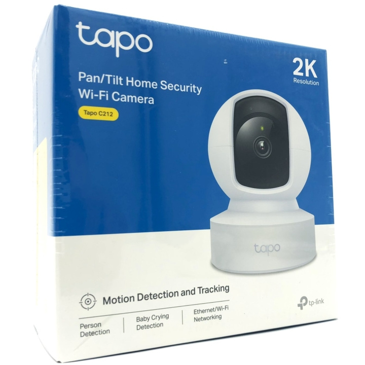 TP-Link Tapo C212 V2 Network Surveillance Camera 2560 x 1440 in the group HOME, HOUSEHOLD & GARDEN / Alarm & Security / Security cameras / Digital (Network) / Indoor cameras at TP E-commerce Nordic AB (D10520)