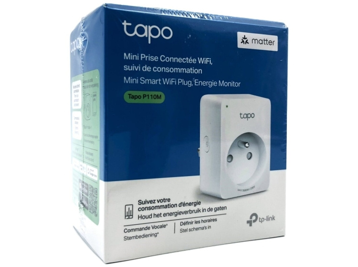 TP-Link Tapo P110M V1 Smart Plug Wireless in the group HOME, HOUSEHOLD & GARDEN / Smart home / Smart plugs at TP E-commerce Nordic AB (D10532)