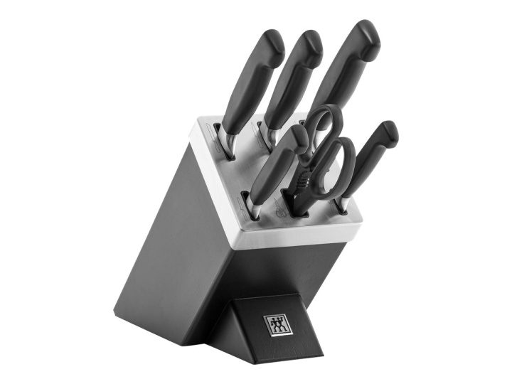 Zwilling Four Star Knife Block and Knife Rack, Black in the group HOME, HOUSEHOLD & GARDEN / Kitchen utensils / Kitchen knives & Knife sharpeners at TP E-commerce Nordic AB (D10533)