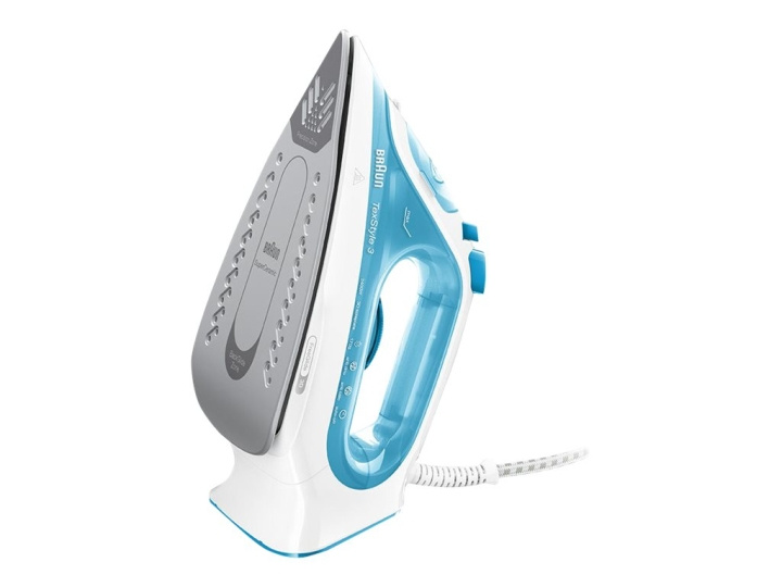 Braun TexStyle 3 SI 3053 BL Steam iron 2400W Blue White in the group HOME, HOUSEHOLD & GARDEN / Clothes care / Irons at TP E-commerce Nordic AB (D10581)