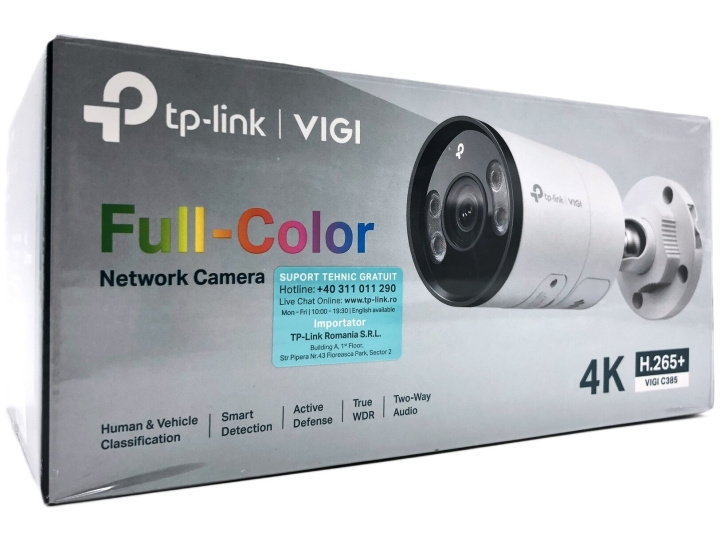 TP-Link VIGI C385 V1.6 Outdoor Network Surveillance Camera 3840 x 2160 in the group HOME, HOUSEHOLD & GARDEN / Alarm & Security / Security cameras / Digital (Network) / Outdoor cameras at TP E-commerce Nordic AB (D10590)