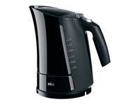 Braun Multiquick 5 vattenkokare 1,7 liter Onyx in the group HOME, HOUSEHOLD & GARDEN / Household appliances / Water & Juice / Kettles at TP E-commerce Nordic AB (D10601)