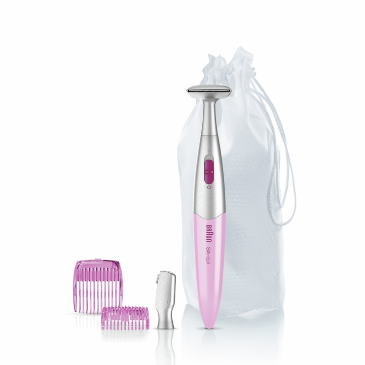 Braun Silk-épil Styler FG1100 bikini trimmer Lyserød in the group BEAUTY & HEALTH / Hair & Styling / Shaving & Trimming / Hair trimmers at TP E-commerce Nordic AB (D10607)