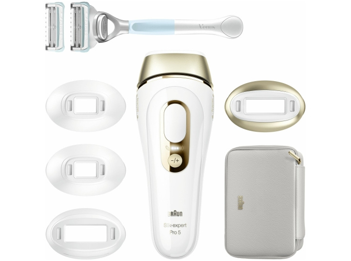 Braun Silk-expert Pro PL5356 Hair Removal Device Gold/White in the group BEAUTY & HEALTH / Hair & Styling / Hair removal / Epliators at TP E-commerce Nordic AB (D10609)