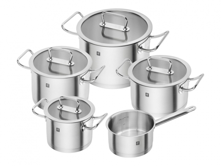 Zwilling Pro cauldron set 5 pcs, Silver in the group HOME, HOUSEHOLD & GARDEN / Kitchen utensils / Pots & Pans at TP E-commerce Nordic AB (D10619)