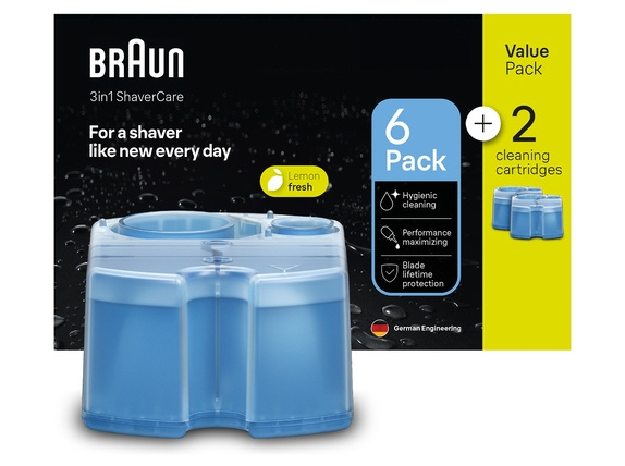 Braun 3-in-1 ShaverCare refill cartridges for SmartCare 8 pcs in the group BEAUTY & HEALTH / Hair & Styling / Shaving & Trimming / Shavers at TP E-commerce Nordic AB (D10621)