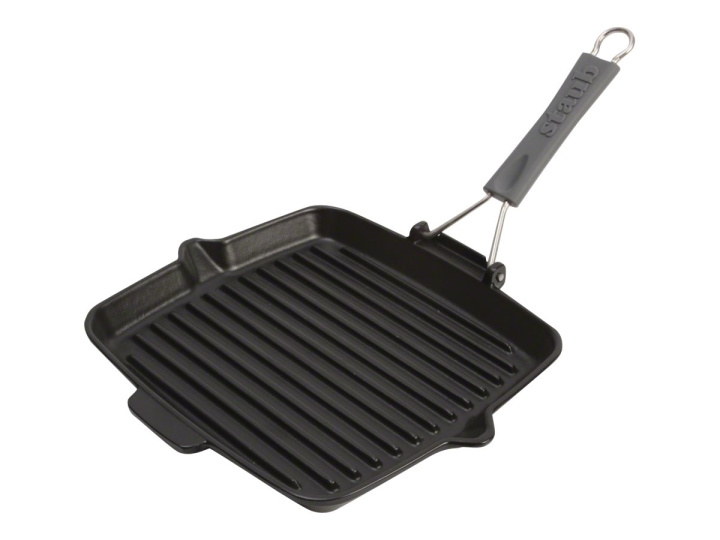 Zwilling STAUB Grill pan 24x24cm, Black in the group HOME, HOUSEHOLD & GARDEN / Kitchen utensils / Frying pans at TP E-commerce Nordic AB (D10626)