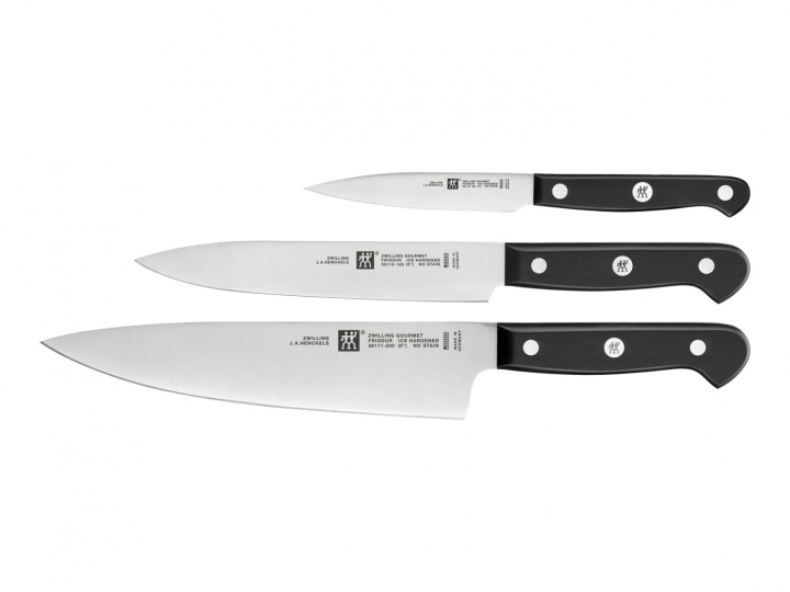 Zwilling GOURMET Knife set, 3 knives in the group HOME, HOUSEHOLD & GARDEN / Kitchen utensils / Kitchen knives & Knife sharpeners at TP E-commerce Nordic AB (D10631)