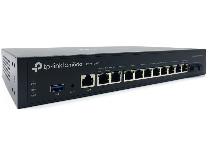 TP-Link Omada ER7412-M2 V1 Router 12-ports switch in the group COMPUTERS & PERIPHERALS / Network / Switches at TP E-commerce Nordic AB (D10634)