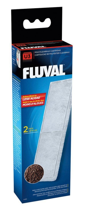 Fluval Poly/Clearmax filter cartridge Fluval U3 - (126.2482) in the group HOME, HOUSEHOLD & GARDEN / Pet Accessories / Aquarium accessories at TP E-commerce Nordic AB (D10741)