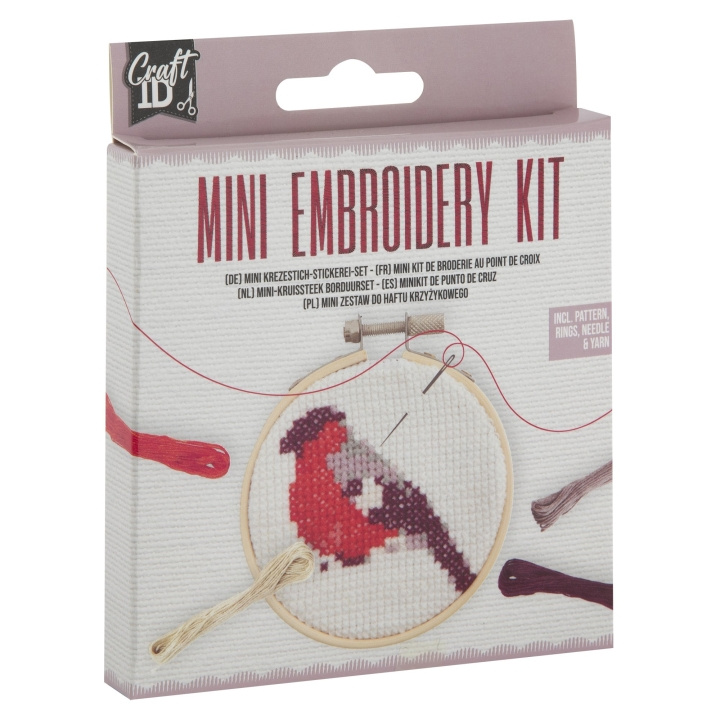 Craft ID Mini embroidery kit - Bird (CR1713) in the group TOYS, KIDS & BABY PRODUCTS / Toys / Crafts at TP E-commerce Nordic AB (D10765)