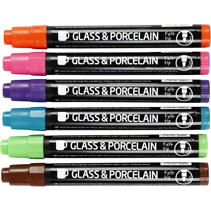 Creative Toys Glass & Porcelain Marker (1030029) in the group Sport, leisure & Hobby / Hobby / Paint & Draw / Pencils, crayons & ink at TP E-commerce Nordic AB (D10771)