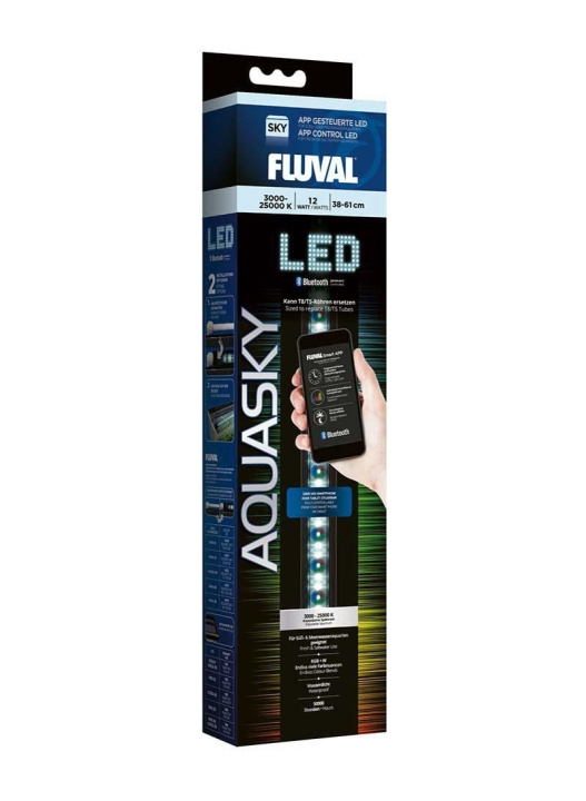 Fluval Aquasky Led 12W 38-61Cm - (120.8300) in the group HOME, HOUSEHOLD & GARDEN / Pet Accessories / Aquarium accessories at TP E-commerce Nordic AB (D10843)