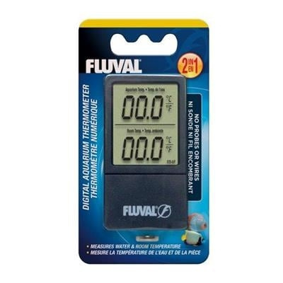 Fluval 2-in-1 Digital Aquarium Thermometer - (H11193) in the group HOME, HOUSEHOLD & GARDEN / Pet Accessories / Aquarium accessories at TP E-commerce Nordic AB (D10845)