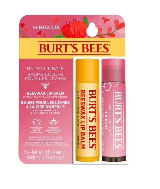 Burt\'s Bees Lip Balm Duo Gift Box in the group BEAUTY & HEALTH / Makeup / Lips / Lip balm at TP E-commerce Nordic AB (D10932)