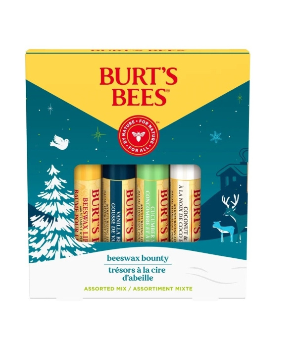 Burt\'s Bees Festive Beeswax Bounties Gift Box in the group BEAUTY & HEALTH / Makeup / Lips / Lip balm at TP E-commerce Nordic AB (D10933)