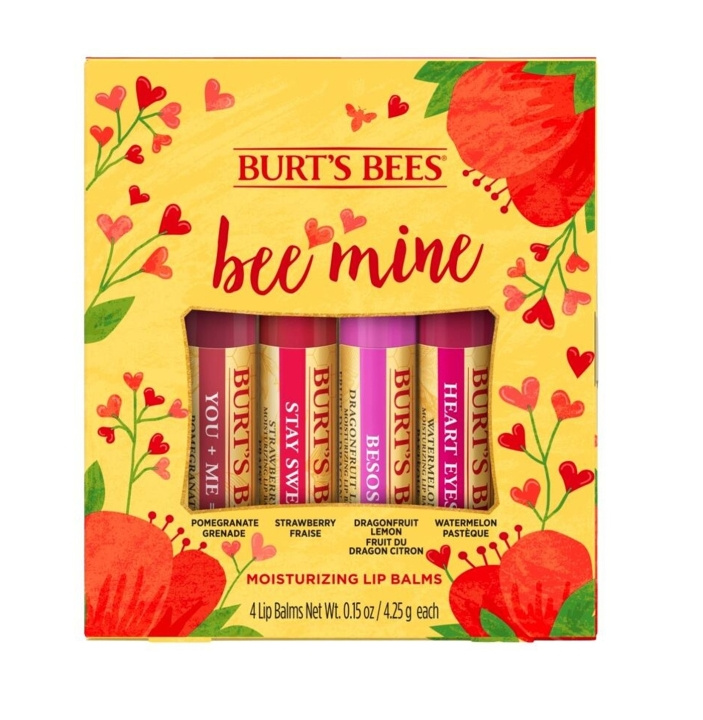 Burt\'s Bees Bee Mine Lip Balm Gift Box in the group BEAUTY & HEALTH / Makeup / Lips / Lip balm at TP E-commerce Nordic AB (D10937)