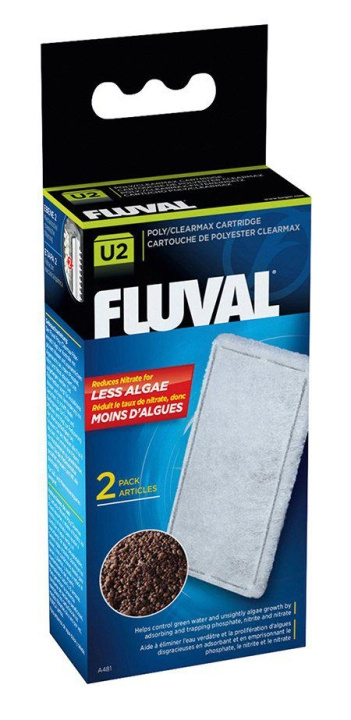 Fluval Poly/Clearmax filter cartridge Fluval U2 - (126.2481) in the group HOME, HOUSEHOLD & GARDEN / Pet Accessories / Aquarium accessories at TP E-commerce Nordic AB (D10959)