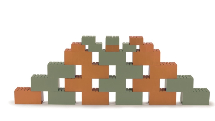 Dantoy Building Blocks - Orange and Green (6994) in the group TOYS, KIDS & BABY PRODUCTS / Toys / Building toys / Toy blocks at TP E-commerce Nordic AB (D10981)