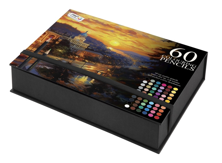 CRAFT sensations Colouring Pencils, 60 pcs (CR9021/A) in the group Sport, leisure & Hobby / Hobby / Paint & Draw / Pencils, crayons & ink at TP E-commerce Nordic AB (D10988)