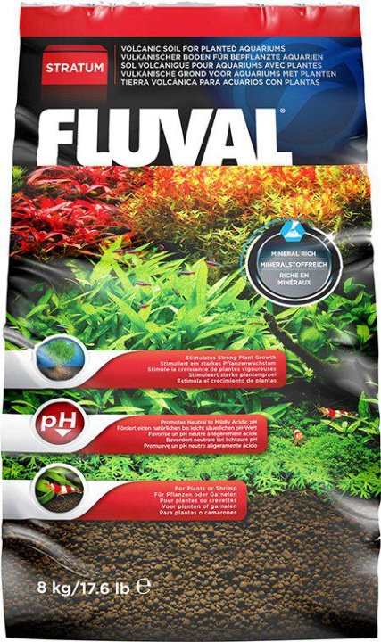 Fluval Plant & Shrimp Stratum 8Kg - (136.0016) in the group HOME, HOUSEHOLD & GARDEN / Pet Accessories / Aquarium accessories at TP E-commerce Nordic AB (D11053)