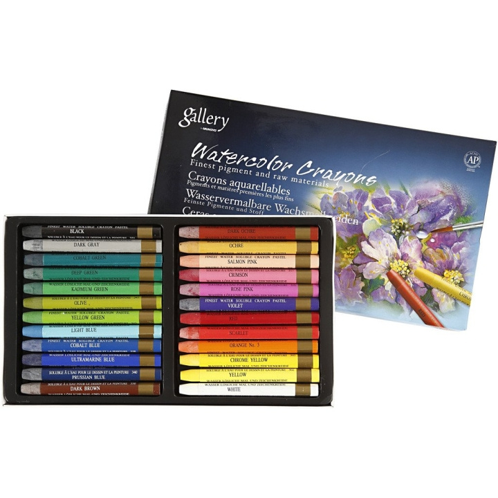 Creative Toys Gallery - Watercolor (24 pcs.) in the group Sport, leisure & Hobby / Hobby / Paint & Draw / Artist Colors / Watercolors at TP E-commerce Nordic AB (D11064)