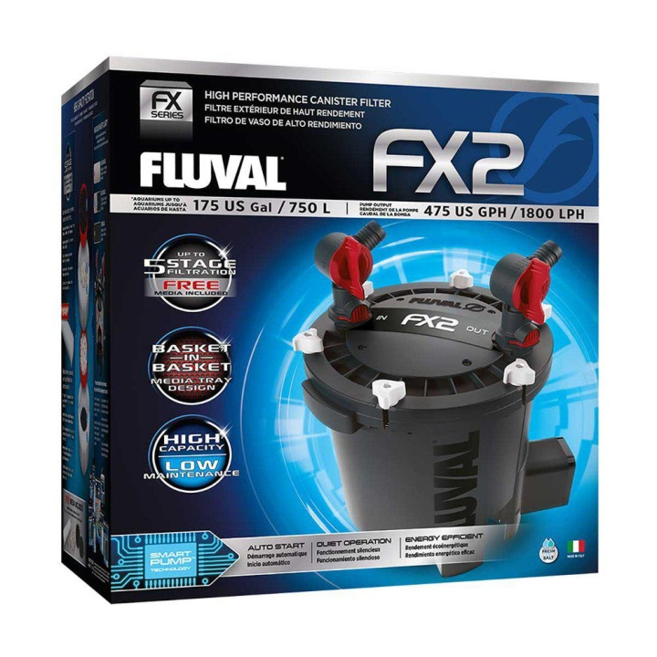 Fluval Canister Filter Fx2 1800L/H 27W For Aquariums < 750L - (126.4520) in the group HOME, HOUSEHOLD & GARDEN / Pet Accessories / Aquarium accessories at TP E-commerce Nordic AB (D11068)